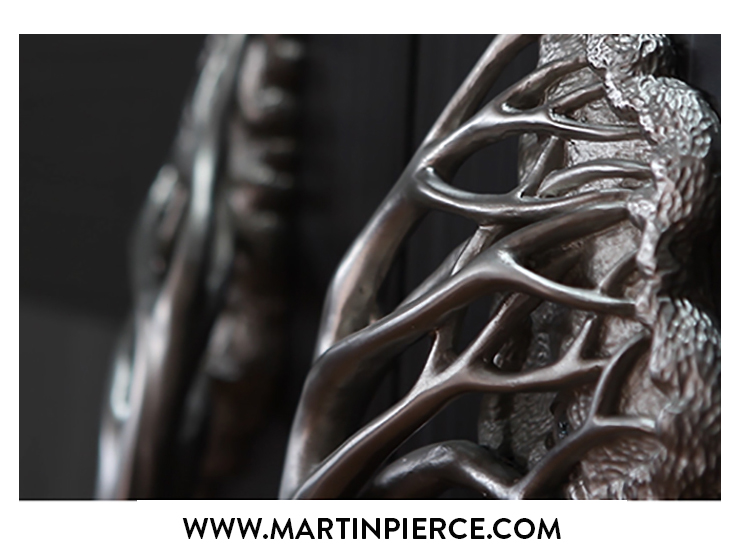 Unique Door Handles in Steel the Place where Art Nouveau Meets Modern